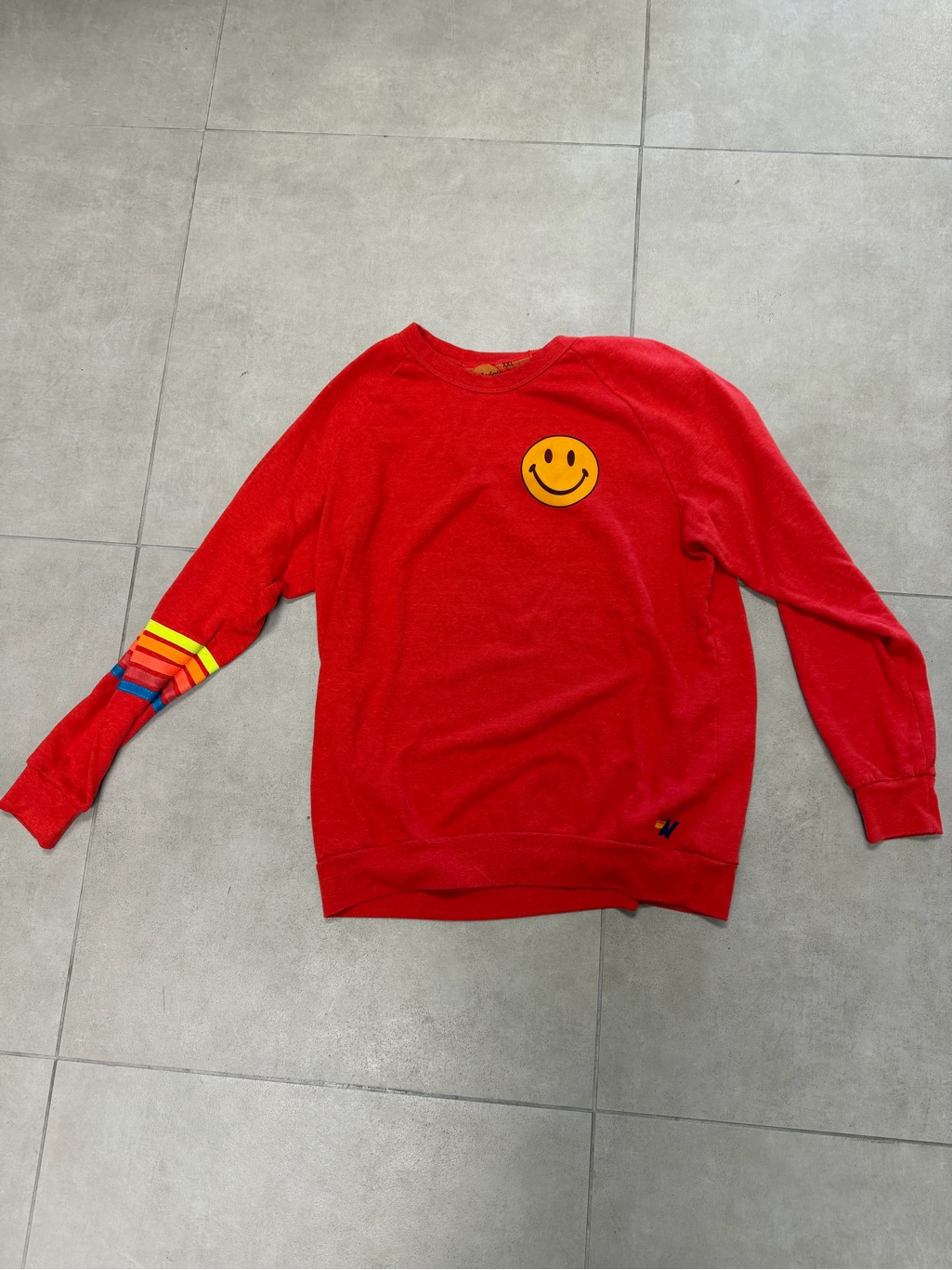 Aviator Nation Red Crewneck Sweater